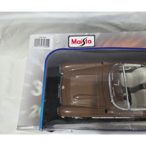 Maisto 1957 Special Edition Chevy Corvette Convertible Bronze 1:18 Diecast Car - Picture 5 of 8